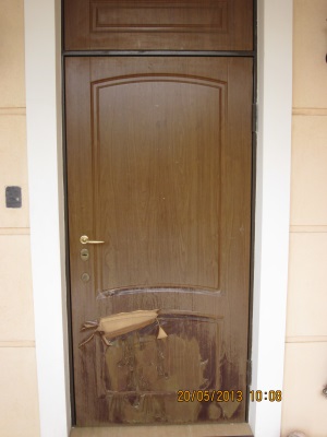Дверь до ремонта